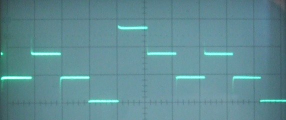 AVR port 1/3 bias waveform